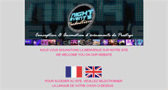 Desktop Screenshot of nighteventsproduction.fr